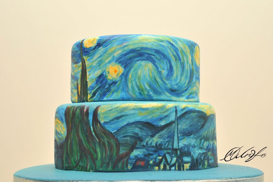 Cake design inspirado en el arte